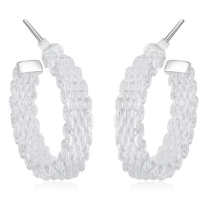 Aros Argolla Relieve Trenzado 24 mm Aros Argolla Relieve Trenzado 24 mm