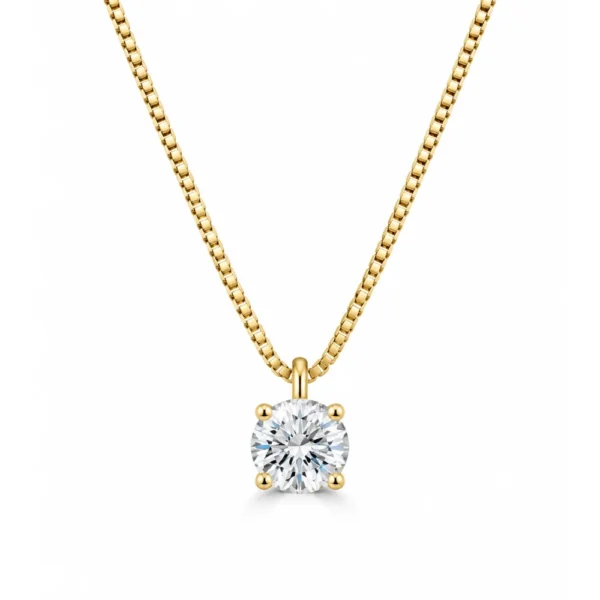 Collar Veneciano Punto de Luz 5 mm Baño de Oro 18K Collar Veneciano Punto de Luz 5 mm Baño de Oro 18K