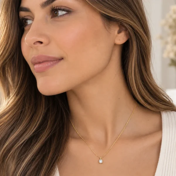 Collar Veneciano Punto de Luz 5 mm Baño de Oro 18K Modelo Collar Veneciano Punto de Luz 5 mm Baño de Oro 18K Modelo