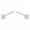 Par Piercing Plata 925 Circón 1,5 mm