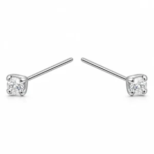 Par Piercing Plata 925 Circón 1,5 mm Par Piercing Plata 925 Circón 1,5 mm