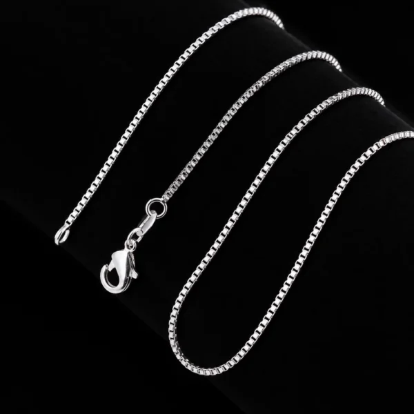 Cadena Veneciana Plata 60 cm 1 mm Completa Cadena Veneciana Plata 60 cm 1 mm Completa