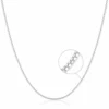 Cadena Veneciana Plata 60 cm 1 mm Lupa Cadena Veneciana Plata 60 cm 1 mm Lupa