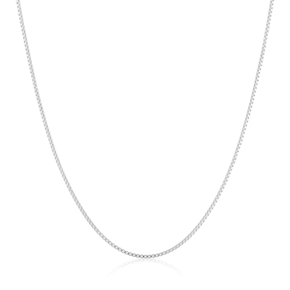 Cadena Veneciana Plata 70 cm 1 mm